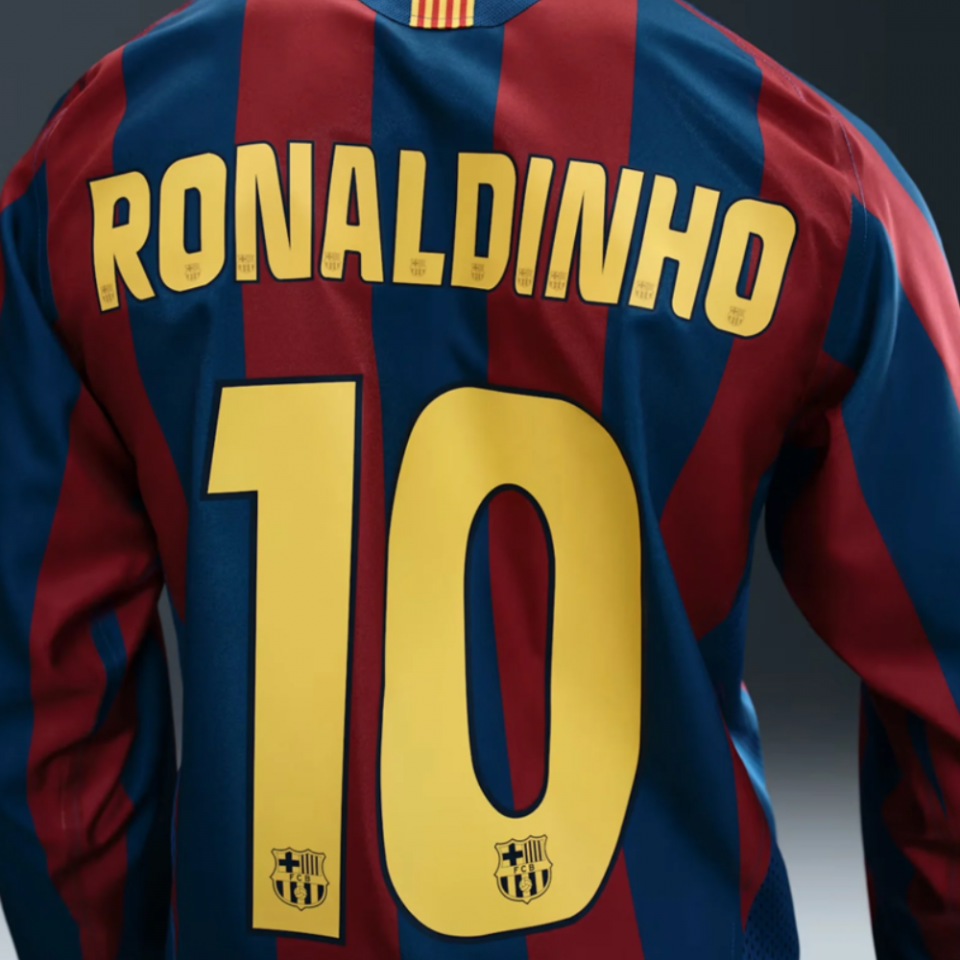 Nike FC Barcelona 2005/06 Reissue Men's LS Jersey Player Edition